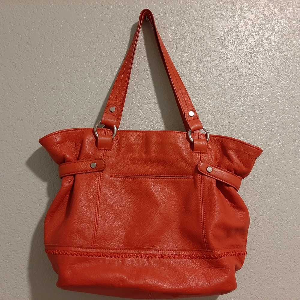 The Sak Orange Over the Shoulder Purse